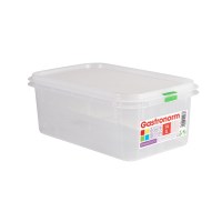 1-4 Gastronorm Polypropylene Container with Colour Coded Clips